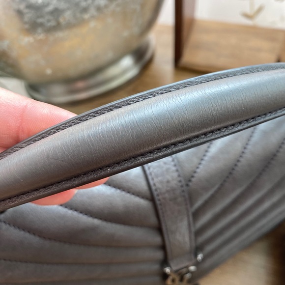 🌷sold on IG🌷Saint Laurent Gray Medium College - Picture 13 of 16